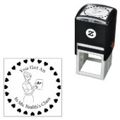 ハート（円）、メス先生A+ セルフインキングスタンプ (インサイチュ)