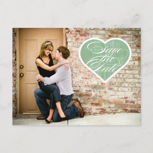 ハート | 写真はがきを保存 案内ポストカード (正面)
