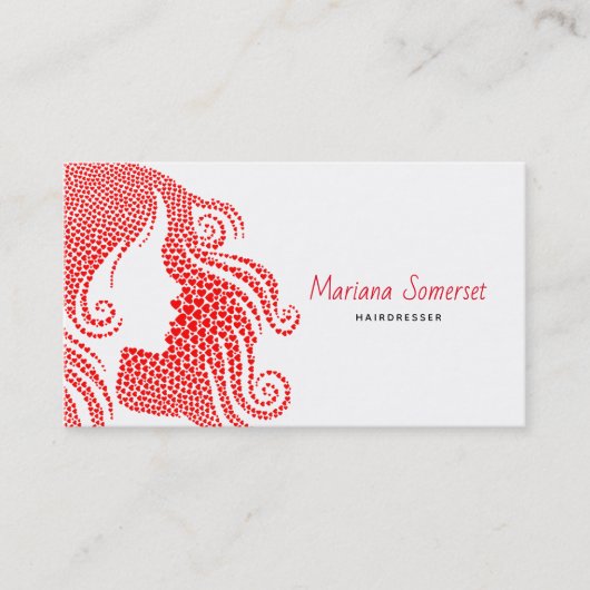 ハート 名刺 (正面)