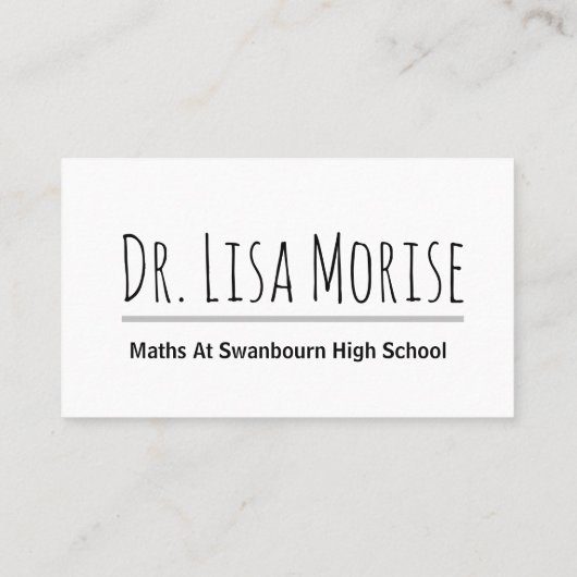 ハート 名刺 (裏面)