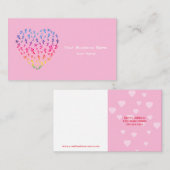 ハート 名刺 (正面/裏面)