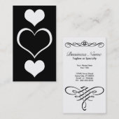 ハート 名刺 (正面/裏面)