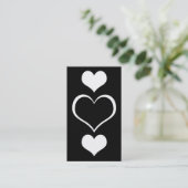 ハート 名刺 (スタンド正面)