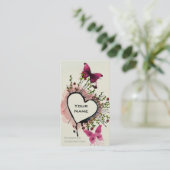 ハート 名刺 (スタンド正面)