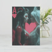 ハート：天使と悪魔 招待状 (スタンド正面)