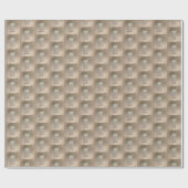 ハート 宗教的励まし グランジ ラッピングペーパー (フラット)