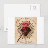 ハート（小） ポストカード (正面/裏面)