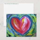 ハート（希望はがき） ポストカード (正面/裏面)