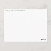 ハート（希望はがき） ポストカード (裏面)