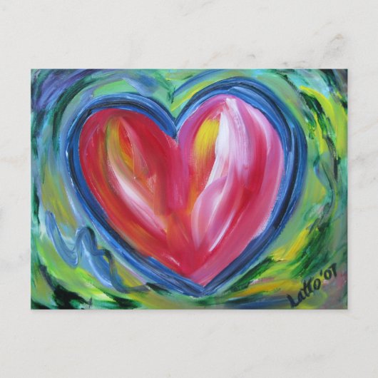 ハート（希望はがき） ポストカード (正面)