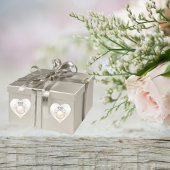 ハート、愛の鳥ステッカー、ダイヤモンドリングや輪ステッカー ハートシール