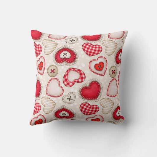 ハート・愛 クッション (裏面)