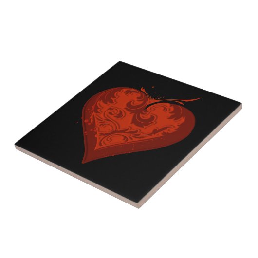 ハート/愛 タイル (側面)