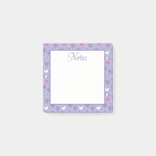 ハート・愛 ポストイット (正面)