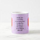 ハート。愛.マグ コーヒーマグカップ (中央)