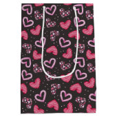 ハート・愛 ミディアムペーパーバッグ (裏面)