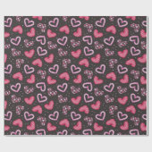 ハート・愛 ラッピングペーパー (フラット)
