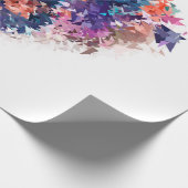 ハート，愛，多角形 ラッピングペーパー (角)