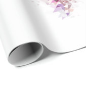 ハート，愛，多角形 ラッピングペーパー (ロールコーナー)