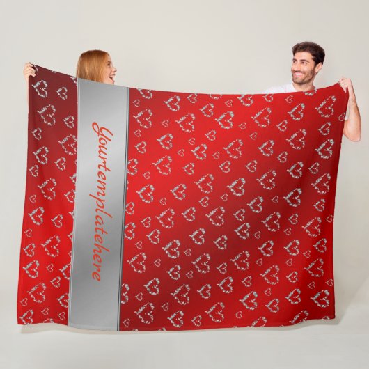 ハート,愛,金属,金属,バレンタイン,ローマ フリースブランケット (インサイチュ)