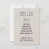 ハート 招待状 (裏面)