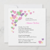 ハート 招待状 (正面)