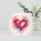 ハート 招待状 (スタンド正面)