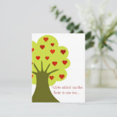 ハート 招待状 (スタンド正面)