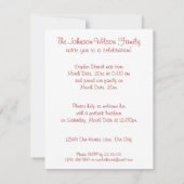 ハート 招待状 (裏面)