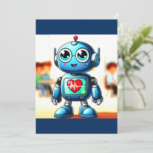 ハート 招待状 (スタンド正面)