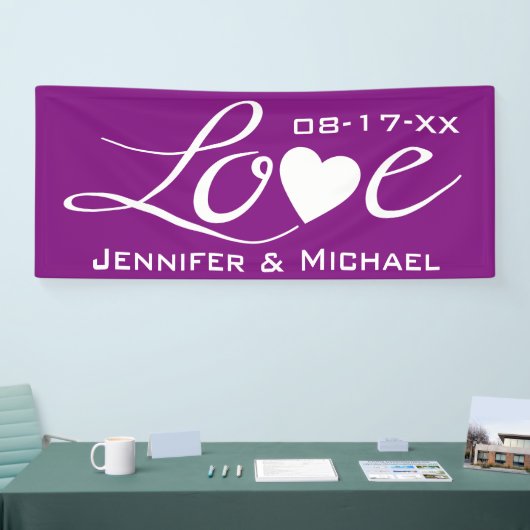 ハート 横断幕 (トレードショー)