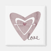 ハート（矢印） マグネット (正面)