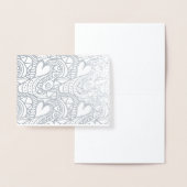 ハート 箔カード (ディスプレー)