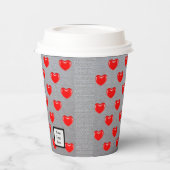 ハート 紙コップ (左)