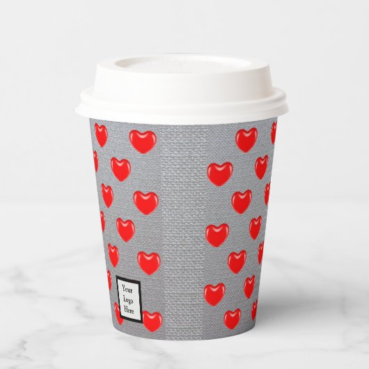 ハート 紙コップ (左)