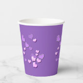  ハート 紙コップ (正面)