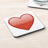 ハート – 絵文字 コースター (左側)