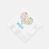 ハート 縁ありカクテルナプキン (角)