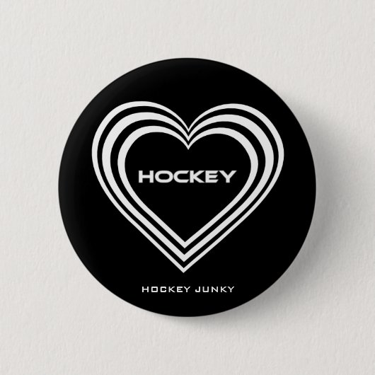 ハート 缶バッジ (正面)