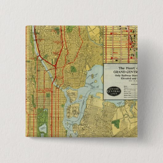 ハート 缶バッジ (正面)