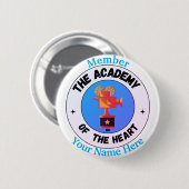 ハート 缶バッジ (正面&裏面)