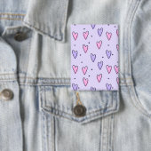 ハート 缶バッジ (インサイチュ)