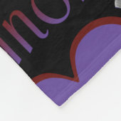 ハート/翼…くも膜炎 フリースブランケット (角)