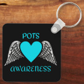 ハート/翼…ポット キーホルダー (裏面)