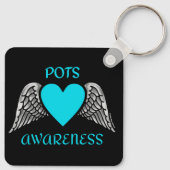 ハート/翼…ポット キーホルダー (裏面)