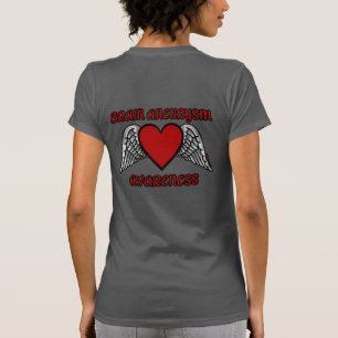 ハート/翼…脳動脈瘤 Tシャツ