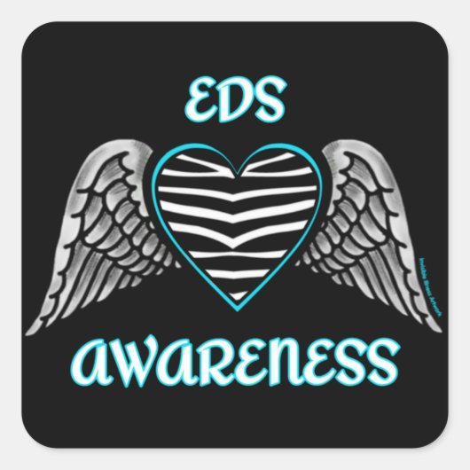 ハート/翼…EDS スクエアシール (正面)