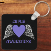 ハート/翼…Lupus Keychain キーホルダー (裏面)