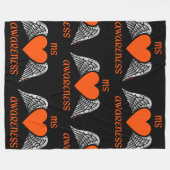 ハート/翼…MS フリースブランケット (正面(横))