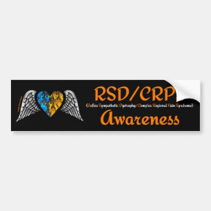 ハート/翼…RSD/CRPS バンパーステッカー